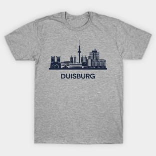 Duisburg Skyline Emblem T-Shirt